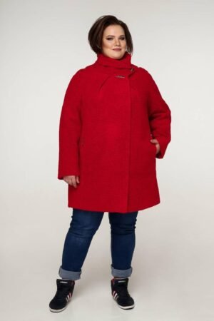 Стильне осіннє пальто для повних до 68 розміру