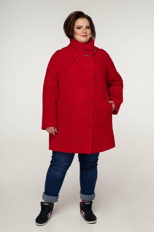 Стильне осіннє пальто для повних до 68 розміру