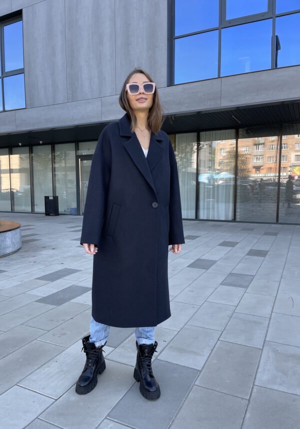 Довге жіноче зимове тепле пальто оверсайз преміум якості