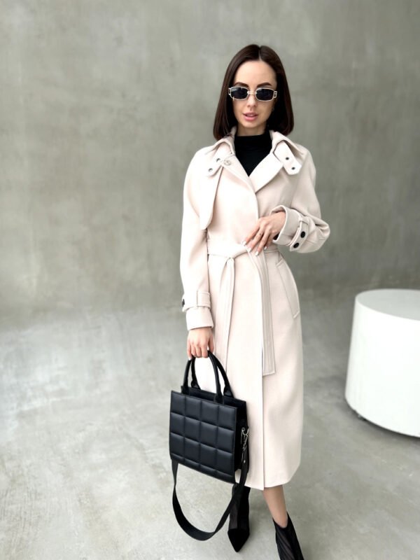 Зимове пальто жіноче тренч з ідеальною посадкою 40,42,44,46,48,50,52 Кашемірове пальто зимове