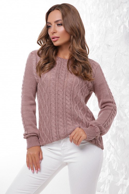 Жіночий тонкий світлий светр однотонний білий Фрез