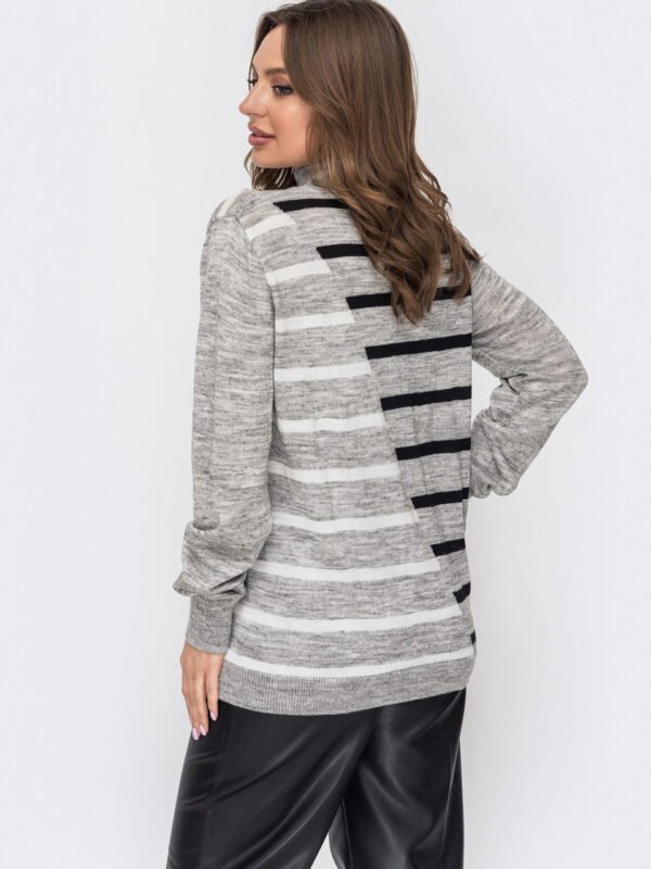 4078226454_w640_h640_sviter-s-melkoj.jpg Светр із дрібним контрастним в'язанням. (2 кольори) сірий