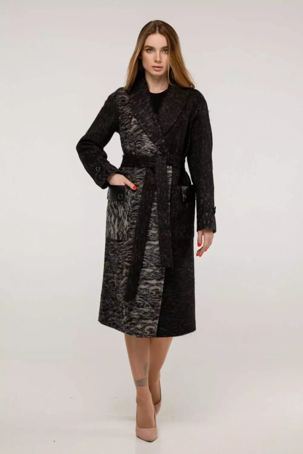 Стильне демісезонне жіноче пальто