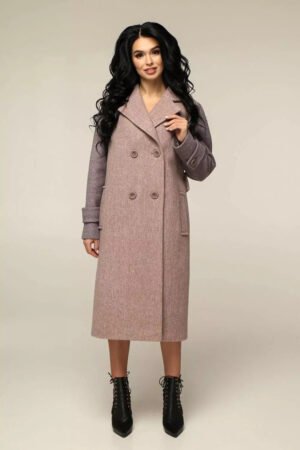 Вовняне пальто демісезонне