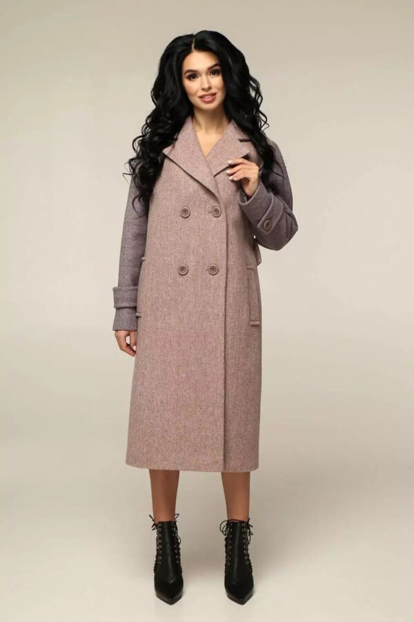 Вовняне пальто демісезонне