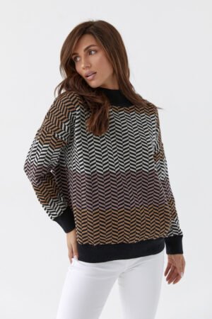 Светр жіочий трикотажний. Модель 215 чорний, р. 46-54