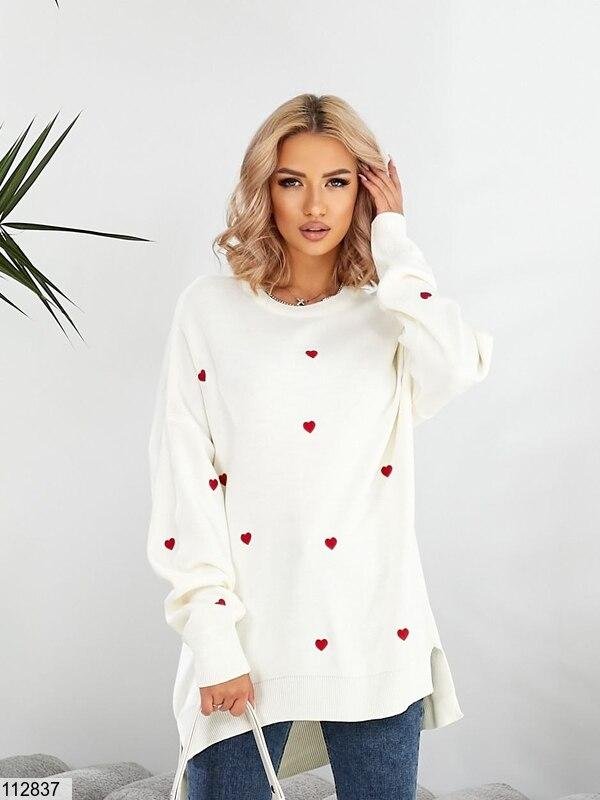 Жіночий светр-туніка